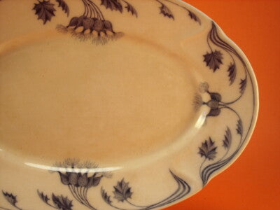 VILLEROY&BOCH METTLACH VASSOIO OVALE IN PORCELLANA FINE 1800 "MILLA"