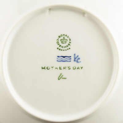 ROYAL COPENHAGEN PIATTO FESTA DELLA MAMMA 1974 ORIGINALE PORCELLANA PRIMA SCELTA