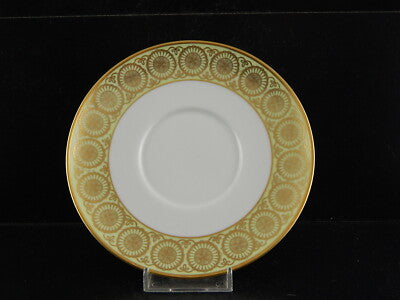 TAZZA PORCELLANA BIANCA VERDE E ORO ROSENTHAL THOMAS IVORY BAVARIA STILE IMPERO