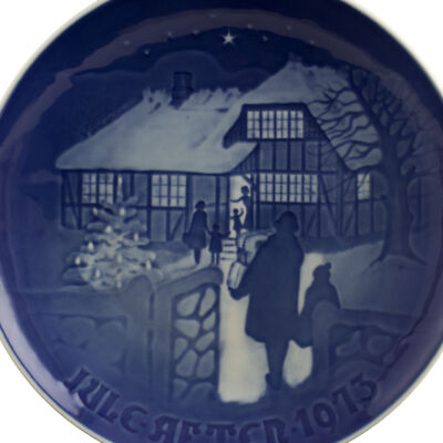 ROYAL COPENHAGEN BING&GRONDAHL PIATTO DI NATALE 1973 ORIGINALE PORCELLANA PRIMA