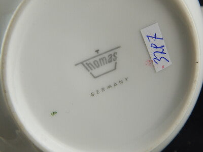 VINTAGE SERVIZIO DA CAFFÈ ROSENTHAL THOMAS PREZIOSA PORCELLANA PROFILO ORO