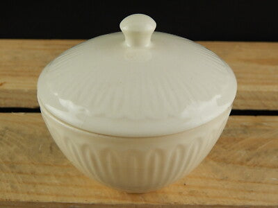 VINTAGE '50 RARA ZUCCHERIERA AVORIO CERAMICA TERRAGLIA LAVENO ANTONIA CAMPI