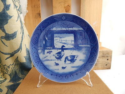 ROYAL COPENHAGEN KAY LANGE PIATTO NATALE 1969 PORCELLANA PRIMA SCELTA COLLEZIONE