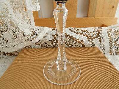 PREZIOSO ANTICO BICCHIERE CALICE ROMER CRISTALLO INCISO PUNTA DIAMANTE VIOLA