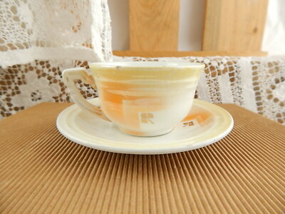 ANTICO ART DECO RARO SET CAFFÈ’ CERAMICA LOMBARDA MARCHIO ELEFANTINO MUSEO