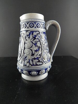 VINTAGE CARAFFA BROCCA CERAMICA TEDESCO COLLEZIONE BAVARESE