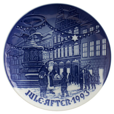 ROYAL COPENHAGEN BING&GRONDAHL PIATTO DI NATALE 1993 ORIGINALE PORCELLANA PRIMA