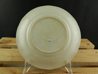 ANTICO PIATTO CERAMICA COLLEZIONE SATIRICO SARREGUEMINES FRANCIA FINE 1800