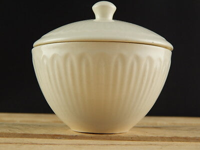 VINTAGE '50 RARA ZUCCHERIERA AVORIO CERAMICA TERRAGLIA LAVENO ANTONIA CAMPI