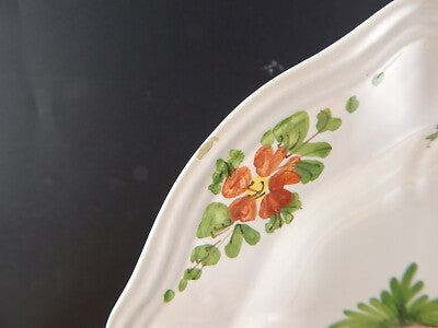 ANTICO 1946 PIATTO FONDO CERAMICA IMOLA TECNICA E DECORO SETTECENTO ITALIANO #5