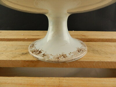 ANTICA RARITÀ PREZIOSA ALZATA CENTROTAVOLA MAIOLICA CERAMICA SAVONA METÀ 1800