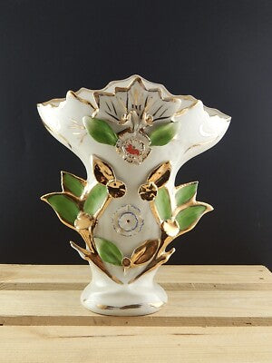 ANTICO PREZIOSO VASO PORCELLANA EPOCA LUIGI FILIPPO VECCHIO PARIGI 1850