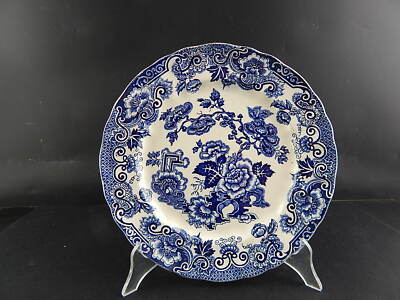 ANTICO 1938 RARO PIATTO CERAMICA RICHARD MILANO DECORO JAPON BIANCO BLU
