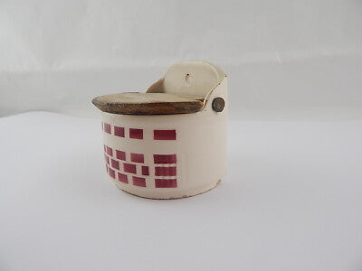 ANTICO PORTA ALLUMETTES FIAMMIFERI PARETE CERAMICA COUNTRY CHIC KITCHEN