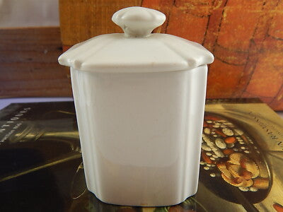 ANTICO ART DECO BARATTOLO CUCINA SOCIETÀ CERAMICA ITALIANA LAVENO DIFETTO