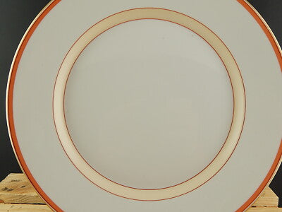 PIATTO SERVIZIO DA PORTATA PORCELLANA ROYAL COPENHAGEN BIANCO DECORO ARANCIONE