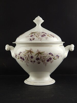 ANTICA HAVILAND LIMOGES ZUPPIERA CENTROTAVOLA PORCELLANA FINE 800 ART NOUVEAU