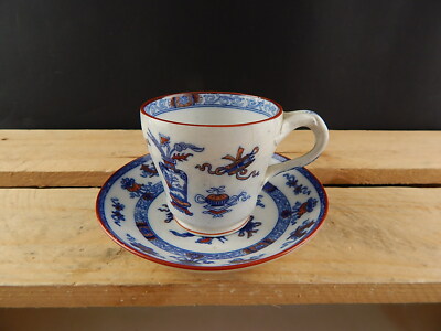 ANTICO 1850 SET PORCELLANA TAZZA E PIATTO MINTON STOKE STAFFORDSHIRE WOODSEAT