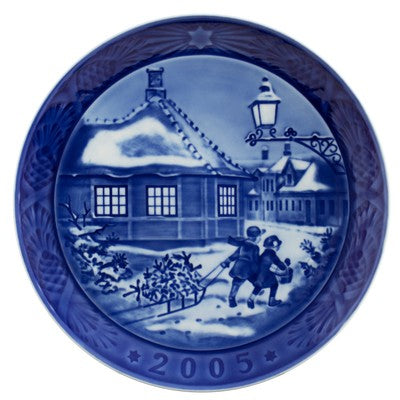 ROYAL COPENHAGEN PIATTO DI NATALE 2005 ORIGINALE PORCELLANA PRIMA SCELTA