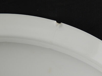 ANTICA CIOTOLA FRUTTIERA PORCELLANA GINORI METÀ 1800 DIPINTA MANO FIORI DI CAMPO