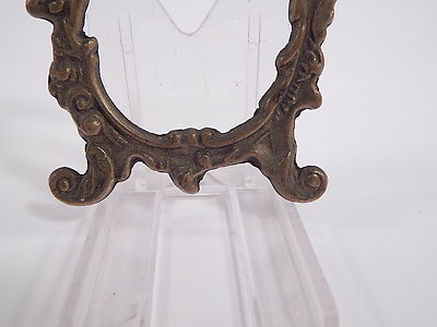 ANTICA PICCOLA CORNICE PORTARITRATTO BRONZO LIBERTY BRONZE JUGENDSTIL FRAME