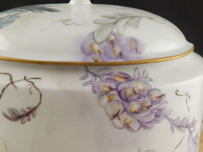 VINTAGE RARA HEINRICH GERMANY ZUPPIERA CENTROTAVOLA PORCELLANA DIPINTA A MANO