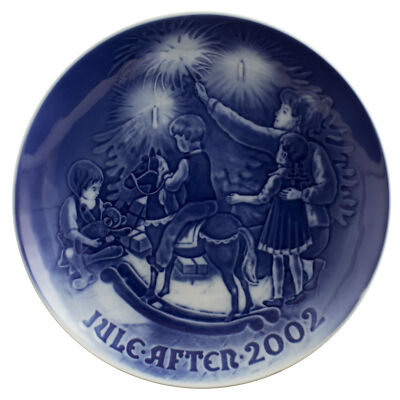 ROYAL COPENHAGEN BING&GRONDAHL PIATTO DI NATALE 2002 ORIGINALE PORCELLANA PRIMA