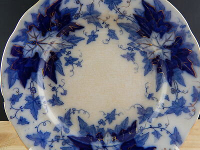 ANTICO PIATTO PIANO VILLEROY&BOCH BRYONIA PORCELLANA ART NOUVEAU 800 #11