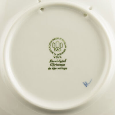 ROYAL COPENHAGEN BING&GRONDAHL PIATTO DI NATALE 1974 ORIGINALE PORCELLANA PRIMA