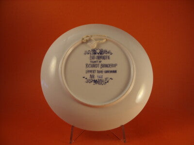 PIATTO IN PORCELLANA DI COPENHAGEN "Tivoli 1979"