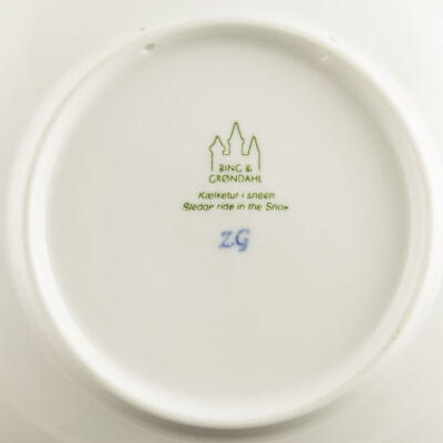 ROYAL COPENHAGEN BING&GRONDAHL PIATTO DI NATALE 2014 ORIGINALE PORCELLANA PRIMA