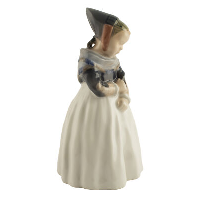 STATUINA PORCELLANA ROYAL COPENHAGEN "Ragazza di Amager" 1251 ORIGINALE PRIMA SC