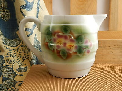 ANTICA RARA BROCCA CARAFFA CERAMICHE PIEMONTESI CHIUSA PESIO DECORO AEROGRAFO