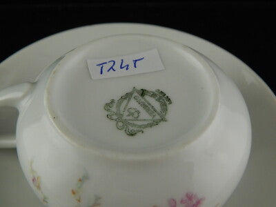 ANTICA ART DECO TAZZINA CAFFE' PORCELLANA VERBANO LAVENO GUIDO ANDLOVITZ DIFETTO