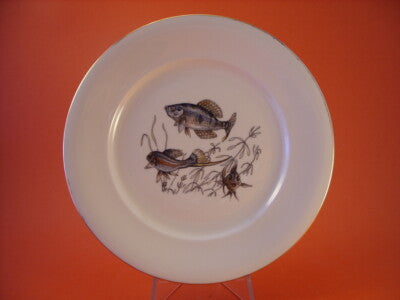 BAVARIA WINTERLING - PIATTO IN PORCELLANA SERIE PESCI #5