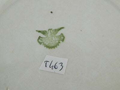 ANTICO PIATTO CERAMICA LAVENO PRIMO 900 VERBANUM STONE DECORO FLOREALE