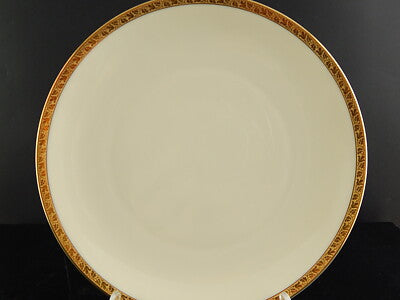 ANTICO SERVIZIO 4 PIATTI PORCELLANA DECORO ORO ZECCHINO HEINRICH &CO BAVARIA