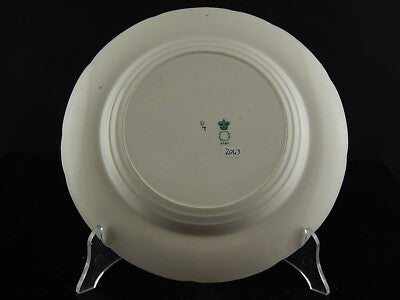 COPELAND & GARRETT 1833-1847 ANTICO PREZIOSO PIATTO ALBA CERAMICA POTTERY VERDE