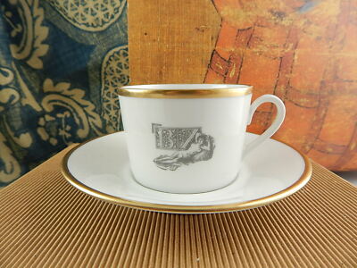 VINTAGE 1950 RARO SERVIZIO DA TÈ PORCELLANA SELTMANN WEIDEN MAJA DESNUDA GOYA