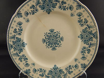 ANTICO PIATTO CERAMICA SARREGUEMINES U&C FINE 800 ART NOUVEAU ESTREES #8169