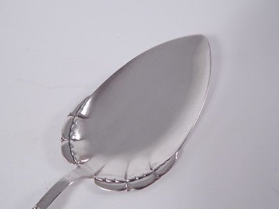 ANTICA PALETTA TORTA ARGENTO SILVER PLATE PRIMI ANNI 1900 ART NOUVEAU LIBERTY