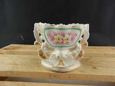 ANTICO ELEGANTE PREZIOSO VASO PORCELLANA DI PARIGI EPOCA LUIGI FILIPPO