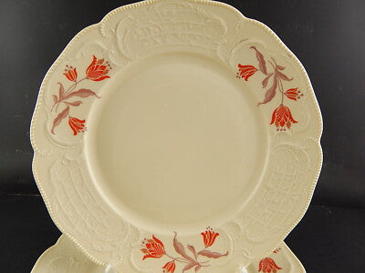 ANTICO 1938 ROCAILLE SERVIZIO 6 PIATTI PIANI SANS SOUCI PORCELLANA ROSENTHAL