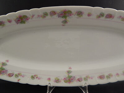 ANTICA ELEGANTE PESCIERA PORCELLANA GINORI DOCCIA FORMA NAPOLI EPOCA LIBERTY