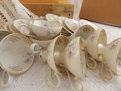 ANTICA RARA TAZZA PIATTO CAFFE' PORCELLANA VOHENSTRAUSS BAVARIA JOHANN SELTMANN