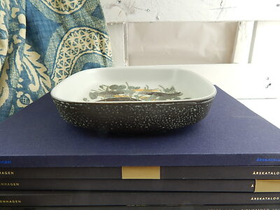 VINTAGE ROYAL COPENHAGEN DESIGN IVAN WEISS FAJANCE VASSOIO CERAMICA DIPINTO MANO