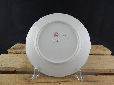 ANTICO PIATTO PORCELLANA GINORI CITTA' REDENTE ZARA 1919 STEMMA REGNO ITALIA