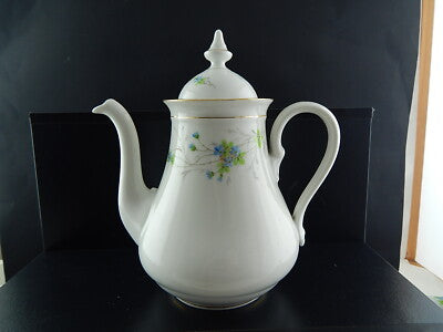 SUPERBO PREZIOSO GINORI SERVIZIO CAFFE' DA 4 PORCELLANA FINE 1800 DECORO A MANO