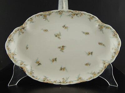 ANTICO PIATTO OVALE VASSOIO PORCELLANA FORMA AMERICA GINORI DOCCIA EPOCA LIBERTY