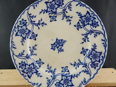 ANTICO RARO PIATTO PORCELLANA MINTON DEL1830 STAFFORDSHIRE DECORO ANEMONE #1890